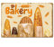 CREATCABIN Bäckerei Blechschilder Metall Vintage Schild Wandkunst Dekor Plaque Poster Artwork Für Zuhause Küche Badezimmer Garten Cafés Pubs Restaurants Klassenzimmer Büro Dekoration 12x8,(5) cm