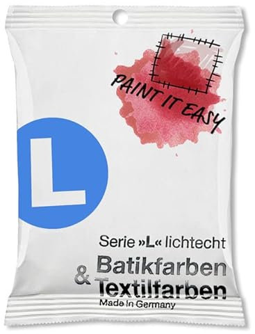 PAINT IT EASY NEU Batikfarbe/Färbefarbe Pulver, 10 g, Kornblumenblau