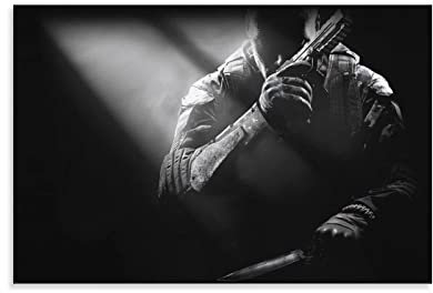 TSALF Poster Kunstdrucke Kein Rahmen Call of Duty Black OPS Poster, Schlafzimmerdekoration, Sportlandschaft, Büroraumdekoration, Poster, Geschenk 60x90cm