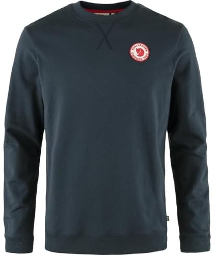 Fjällräven Herren 1960 Logo Badge Sweater, Dark Navy, S