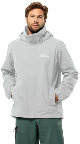 Jack Wolfskin Herren Stormy Point 2l Jkt M, Cool Grey, L EU