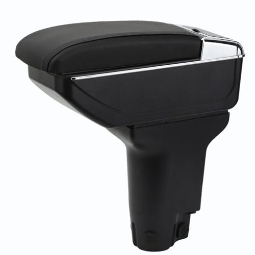 YJYWZH Braccioli compatible with Abarth 595 Bracciolo Doppio Strato Centrale Console Vano con Portabicchierii