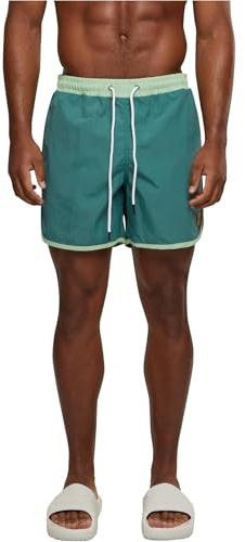Urban Classics Maillot de Bain pour Homme, Paleleaf/Vintagregreen, M