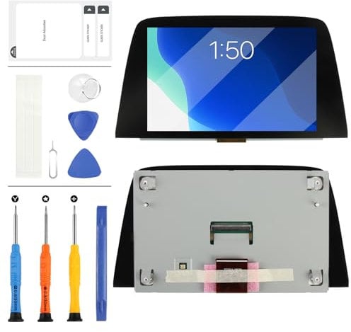 LADYSON for Vauxhall Astra K LCD Display Touch Screen Replacement Part Original Genuine NEW 8.0 for Radio Navigation 2015-2019 LQ080Y5DZ10 LQ080Y5DZ06 Display LCD Digitizer Assembly with Tools