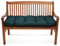 Amazinggirl Cojines para Banco Exterior y Interior 120 x 80 cm - Cojin banca para Jardin Grandes Almohada para palets terraza balcón y Patio Cojín para Asiento Verde