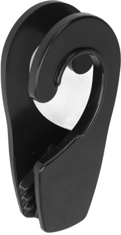 Einhand-Bootsfender-Aufhänger, Bootsstoßstangen-Clip, Langlebiges ABS-Material, Schnelle Anpassung und Dichtungsleistung, Universelle Passform, für Yachten, Schiffe, Kajaks (Black)