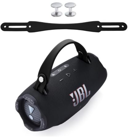 Removable Speaker Handle Strap Compatible with Xtreme 2/ Xtreme 3/Xtreme 4/Zealot S67 Portable Bluetooth Speaker,Outdoor Travel Speaker Silicone Handle (Handle Strap Black)