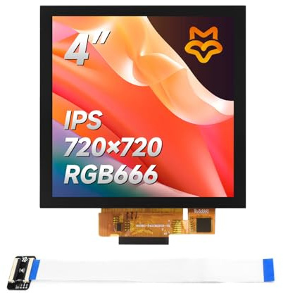 LUCKFOX 4 IPS Display Panel - 720x720 Resolution, Capacitive Touch, 170° Viewing Angle, Full Color RGB Screen, Only Suitable for Pico-Ultra Series Development Board