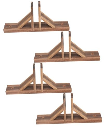 HANABASS 4pezzi Base Per Recinzione Da Giardino Kit Di Supporto Per Recinti Piccoli Accessorio Pratico Per Stabilizzare Recinzioni Cortile Facile Da Installare Confezione