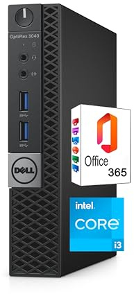 Dell PC Optiplex 3040 Micro Intel I3-6100T RAM 8Go SDD 240Go W11 WiFi