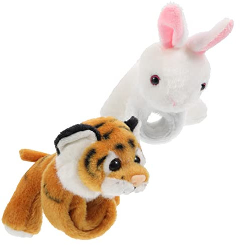 JOINPAYA Tierthema Plüsch Snap Armbänder Jungen Und Mädchen Geburtstag Party Dekorationen Armband