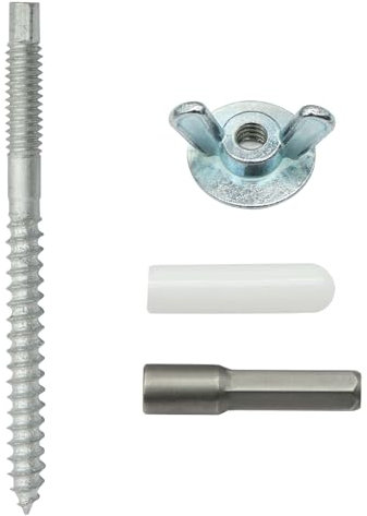 Aiwaiufu 25 Sets Hurricane Anchor Kits, for Fixing Shutter Panels, Storm Panels, Sliding Glass Doors, Plywood