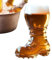 Stivale da birra a base pesante, contenitore trasparente per tè, grande capacità, decorazione per taverna, contenitore d'acqua riutilizzabile per casa, ristorante
