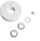 Sumsoctober Kit de roue de rechange pour nettoyeur de piscine Polaris 280 et 180 – Comprend 1 roue de renvoi, 2 roulements à billes, 1 joint et 1 boulon