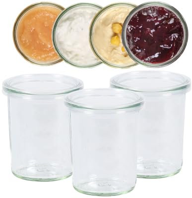 12er Set Weck Gläser 160 ml inkl 12 Frischhaltedeckel Einmachgläser Sturzgläser Weckgläser Dessergläser