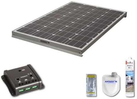 PAN150PWM - KIT Panneau Solaire pour Camping Car 150W ANTARION + RÉGULATEUR PWM
