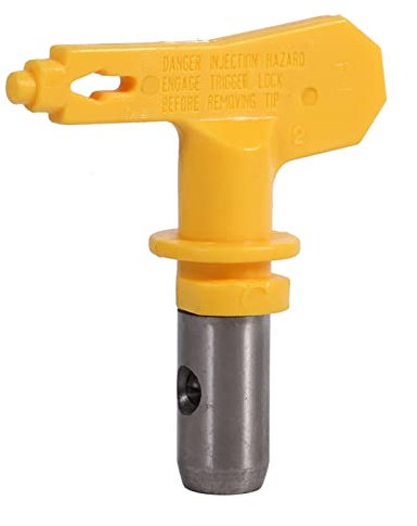 Airless Düse, Haofy Gelbe Airless Spritzpistole Düse Farbspritzpistole TIPP, Reversibel Luftlos Spritzpistolendüsen für Latexfarben, Dispersionen, Rostschutzfarben, 519