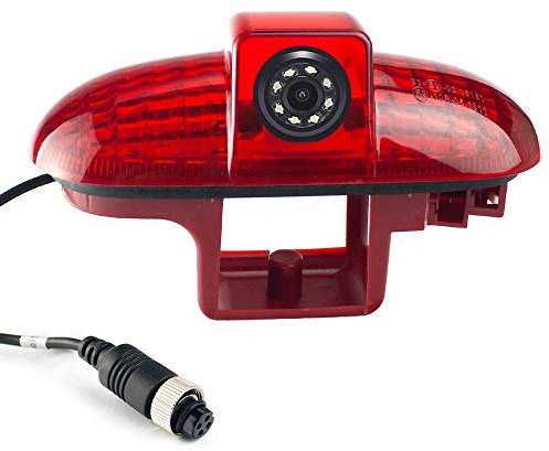 HD Auto Rückansicht Kamera Bremsleuchte Rückfahrsystem im 3.Bremslicht mit Rückfahrkamera Ersatz für Opel Vivaro surf Concept/Life/Combo/Vauxhall/Renault Trafic/FIAT Talento/Primastar Van