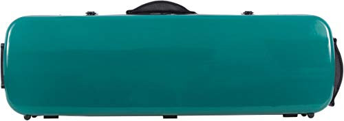 Geigenkoffer Glasfaser Oblong 4/4 green - navy blue M-Case
