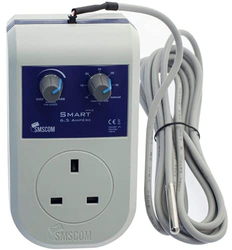 SMSCOM Smart Fan Controller 6.5amp - With Temperature Sensor Probe
