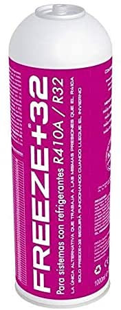RO - Linea Blanca ® - 1 Botella Gas Ecologico Refrigerante Freeze Organico +32 350Gr Sustituto R32, R410A