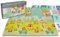 Teorema Giocattoli- Tappeto Gioco Pieghevole per Bambini, 200x150x1 cm, Colore Verde e Azzurro, 200 x 150 cm, 67082