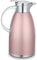 2.3 Litre Stainless Steel Thermal Carafe, Double-Wall Insulated Vacuum Jug, Vacuum Insulated Coffee Pot with Press Button Top, 6 Hrs Heat & Cold Retention, for Coffee,Milk,Tea,Beverage,Juice（Pink）