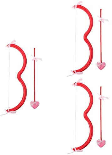 VALICLUD Amor Bogen Und Amorpfeil Set Aus Schaumstoff 17.7X2.6X0.9 Zoll FüR Valentinstag KostüM Requisite Cosplay Party ZubehöR