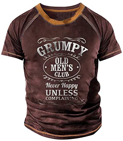 Generic Slim-Fit Tshirt Für Herren Herre Hemd Slim Fit Shirt Mit Spruch Herren Lustig Hemd Herren Zweifarbig Outdoor Hemd Herren Slim Craghopper Hemd Herren Jagdbekleidung Herren Hemd