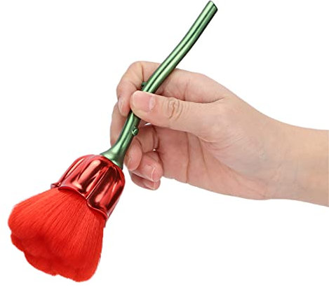 Pennello Per Fard,Elegante Pennello per trucco in polvere sciolta a Forma di Rosa,Pennello per la Rimozione della Polvere per Nail Art, Pennello per il Trucco per Sfumare la Lucidatura (06)