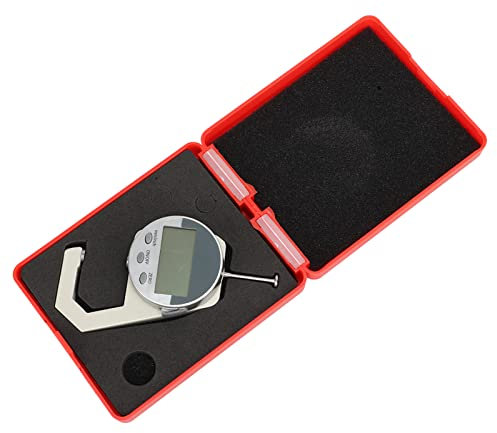 Spessimetro Digitale, Spessimetro Elettronico Acciaio Inossidabile Alta Precisione Peso Leggero 0,01 Mm / 0,001 Pollici per Pelle