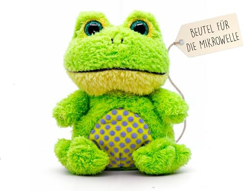 Peluches Termicos (15 cm) - Peluche Semillas Microondas - Peluche Microondas - Peluche Termico Bebe - Peluche Rana - Peluche para Colicos - Peluche para Dormir - Saquito de Semillas Extraible