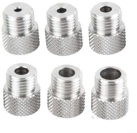 UTTASU Accessoire de perceuse à bois, douille de perçage pour perçage précis, gabarit de cheville pour M14, guide de perçage du bois, perforation pratique (10 mm)