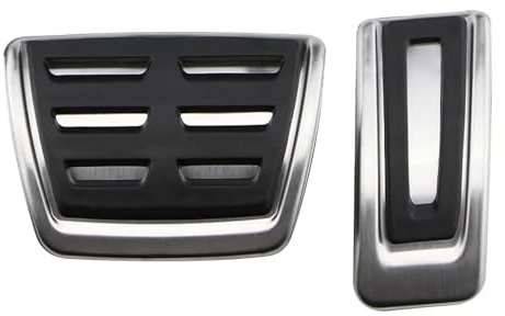 Bremse Fußstütze Pedale Für VW UP E-UP Für Skoda Für Citigo Für SEAT Für Mii 2011~2022 Gas Accelerator Bremse Edelstahl Pedal Pads AT MT Auto Fuß Pedale Bremspedalabdeckung(2 pcs)