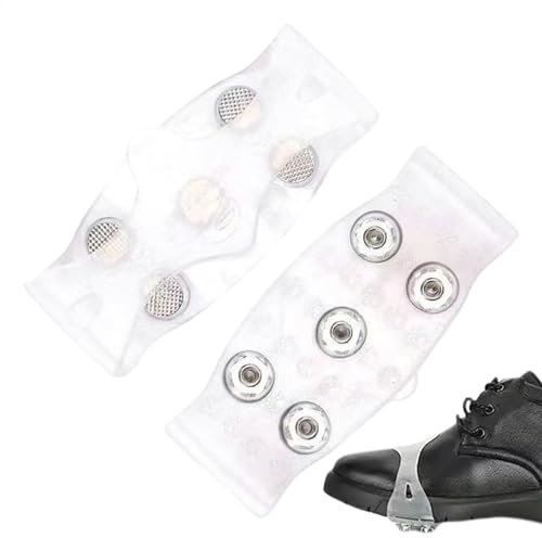 Eisklampen - Schneespikes für Schuhe | Steigeisen Eisklampen für Schuhe und Stiefel | Bergsteigen Steigeisen | 5-Spikes Steigeisen Eisklampen | Traktion Schnee Griffe | Anti-Rutsch für Wandern