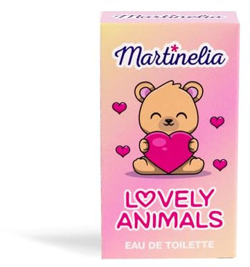 MARTINELIA – Eau de Toilette per bambini, profumo tenero per bambini, bottiglia carina per ragazza, profumo fruttato, piccolo formato, modello casuale – 1 unità