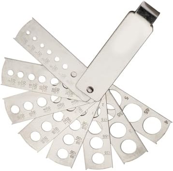 Leistungsstarkes, robustes Edelstahl-Lüfter-Messgerät für Edelsteinmessung in Schmuckstudios und Werkstätten, mit Diamant-Messgerät