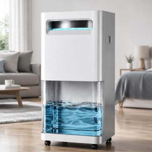 Deshumidificador 80L Grandes Espacios, Deshumificador de Humedad Interior