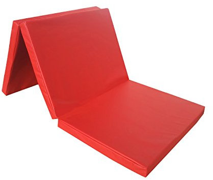 NiroSport Klappbare Turnmatte 180 x 70 x 8 cm Weichbodenmatte Gymnastikmatte Klappmatte