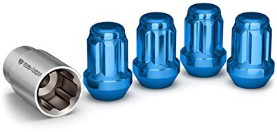 White Knight 40700SBLT Blue M12x1.50 Wheel Lock, 12mm x 1.50 Thread