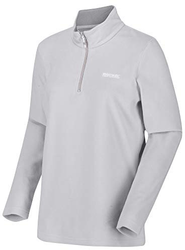 Regatta Sweethart Lightweight Half Zip Active Hiking Symmetry, Pile Donna, Light Steel, 8
