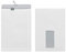 Herlitz Versandtasche C5 90 g Haftklebend, eingeschweißt, weiß (50 Stück mit Fenster)