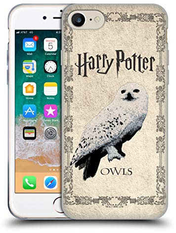 Head Case Designs Offizielle Harry Potter Hedwig Eule Prisoner of Azkaban III Soft Gel Handyhülle Hülle kompatibel mit Apple iPhone 7/8 / SE 2020 & 2022