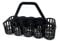 We Can Source It Ltd - Glass Carrier 10 Compartment Black Basket Bottle Holder Plastic Collector.