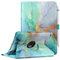 Fintie Cover Rotante per iPad Mini 5 2019/iPad Mini 4-360 Gradi Smart Stand Cover Back Cover Auto Sleep/Wake Funzione per iPad Mini 5° Generazione, Emerald Marble