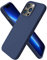 ORNARTO kompatibel mit iPhone 13 Pro 6,1 Silikon Case, Hülle Ultra Dünne Voller Schutz Flüssig Silikon Handyhülle Schutz für iPhone 13 Pro (2021) 6,1 Zoll-Marineblau