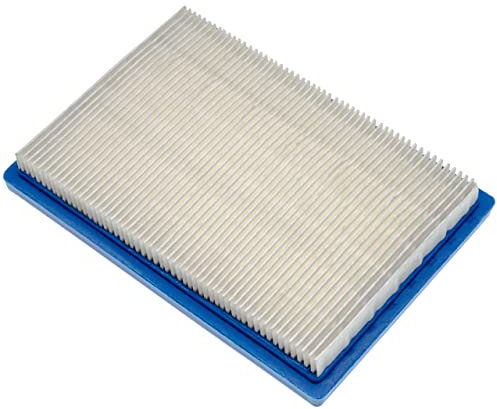 vhbw Ersatzfilter (1x Luftfilter) Ersatz für John Deere PT11025, SA31727, Sabo für Rasenmäher, 16 x 11,3 x 2,1 cm, Blau, Weiß