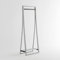 ARHome Stand Appendiabiti, 160 x 60 x 40, Grigio Chiaro, Ripiano in Vetro, Made in Italy