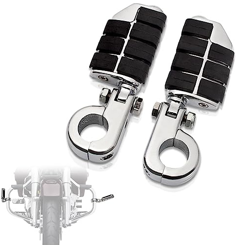 FOVPLUE Piquets d'autoroute de 3,2 cm, repose-pieds d'autoroute avec repose-pied de protection moteur de 3,2 cm, kits de montage pour Harley Davidson Touring Road King Street Softail Dyna Sportster