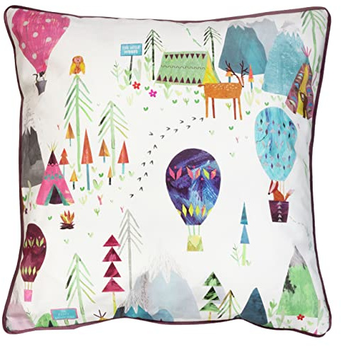 Prestigious Textiles Away We Go Polyester Filled Cushion, Cotton, Candyfloss
